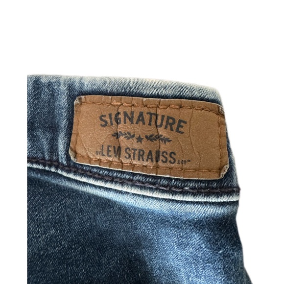 Levi’s Signature Joggers size XL distressed cuff elastic stretch waist loose GUC - Picture 6 of 14